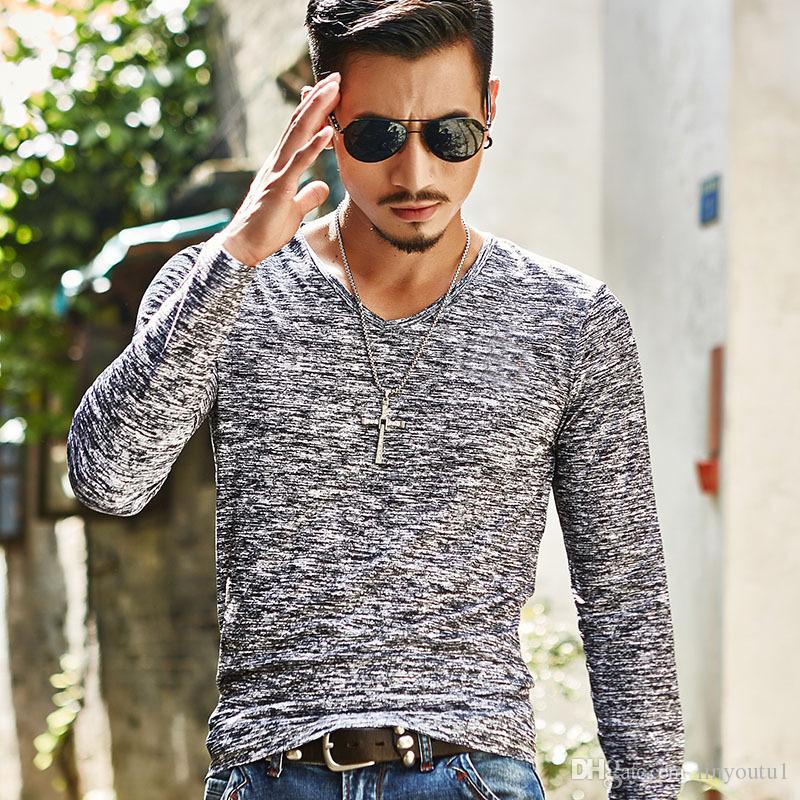 2020 Autumn Slim Streetwear V neck T Shirt Men Casual Fitness Tops&Tees Vintage Blue Long Sleeve Pullover shirt Homme Plus Size, 9#
2020 Autumn Slim Streetwear V neck T Shirt Men Casual Fitness Tops&Tees Vintage Blue Long Sleeve Pullover shirt Homme Plus Size, 9#