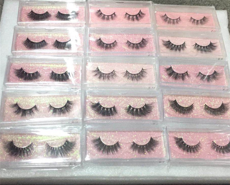 3D Natural Soft Lashes Mink Eyelash Extensions Full Strip Lashes 3d mink lashes eyelash Eye Makeup tools False Eyelashes 21 Styles