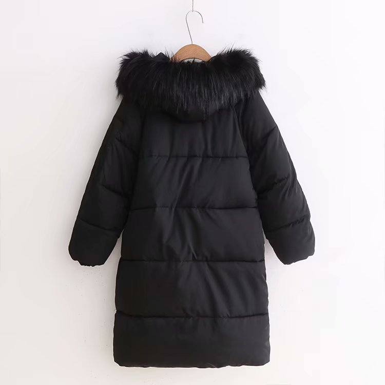 2020 Winter Jacket Women New Coats Artificial raccoon collar Female Parka black Thick Cotton Padded Lining Ladies
