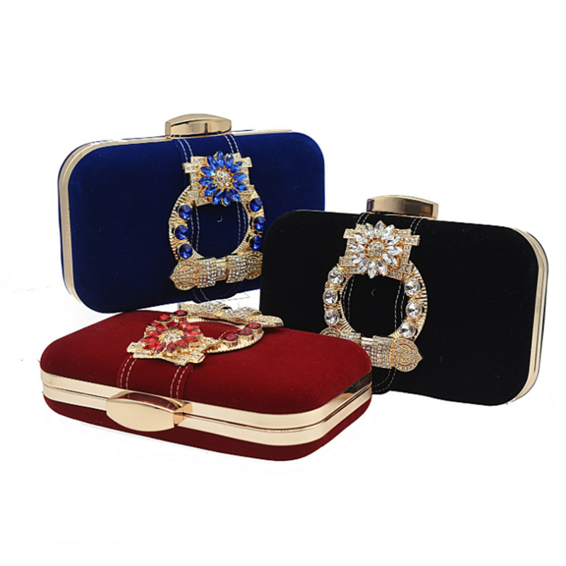 Blue Rhinestone Dinner Bag Flannel Party Purse Fashion European Style Gold Metal Clutches Ladies Shoulder Messenger Bags, Black
Blue Rhinestone Dinner Bag Flannel Party Purse Fashion European Style Gold Metal Clutches Ladies Shoulder Messenger Bags, Black