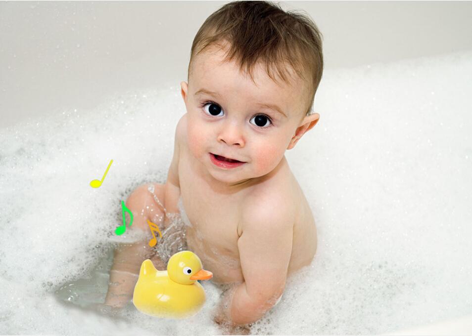 Baby shower Bluetooth Speaker Wireless Stereo Loudspeaker Portable IPX7 Waterproof Speaker Duck MP3 Baby Speakers for IPhone Samsu