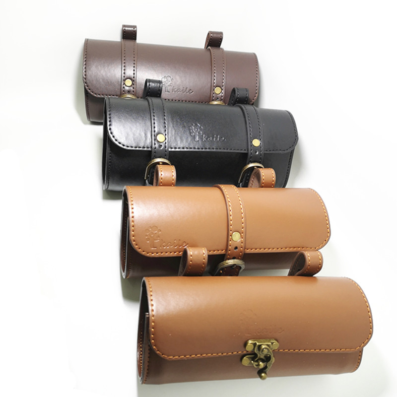 Q392 Bicycle Bags British Retro Motorcycle Saddle Bags PU Leather Motorbike Side Tool Pouch Tail Bag Luggage Moto Universal, Red 
Q392 Bicycle Bags British Retro Motorcycle Saddle Bags PU Leather Motorbike Side Tool Pouch Tail Bag Luggage Moto Universal, Red