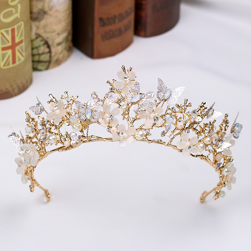 luxury bridal crowns circle tiaras pageant rhinestones king queen princess crown wedding bridal bparty headpieces gifts