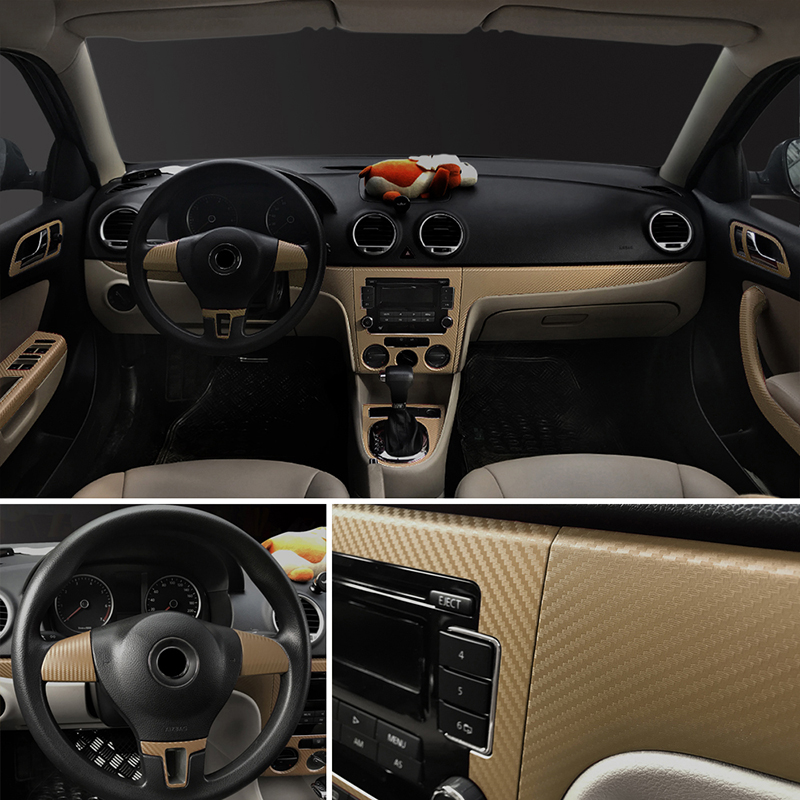 Car Accessories High Quality 4D Carbon Fiber Vinyl Roll Film Stickers 152cm*50cm Waterproof Styling DIY Tuning Part Sticker for Motorcycle Automobiles