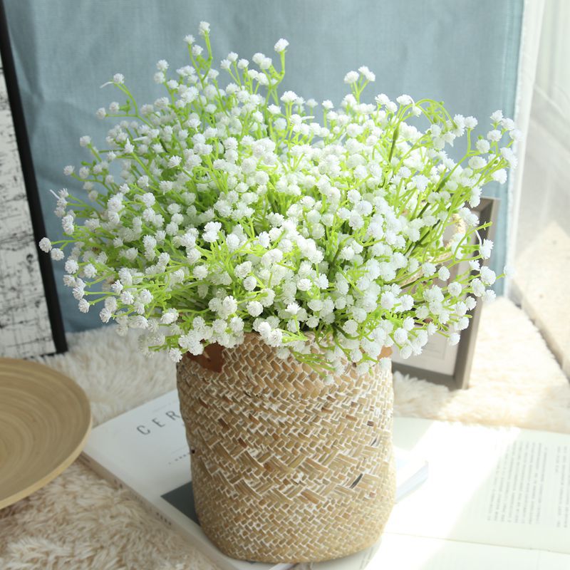 1Pc White Babies Breath Artificial Flowers Fake Gypsophila DIY Floral Bouquets Arrangement Wedding Party Home Decoration, Green
1Pc White Babies Breath Artificial Flowers Fake Gypsophila DIY Floral Bouquets Arrangement Wedding Party Home Decoration, Green