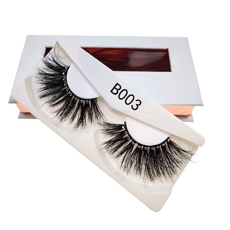 New 5D Mink Eyelashes 25mm Long Mink Eyelash 5D Dramatic Thick Mink Lashes Handmade False Eyelash Eye Makeup Maquiagem Diamond Series Lashes