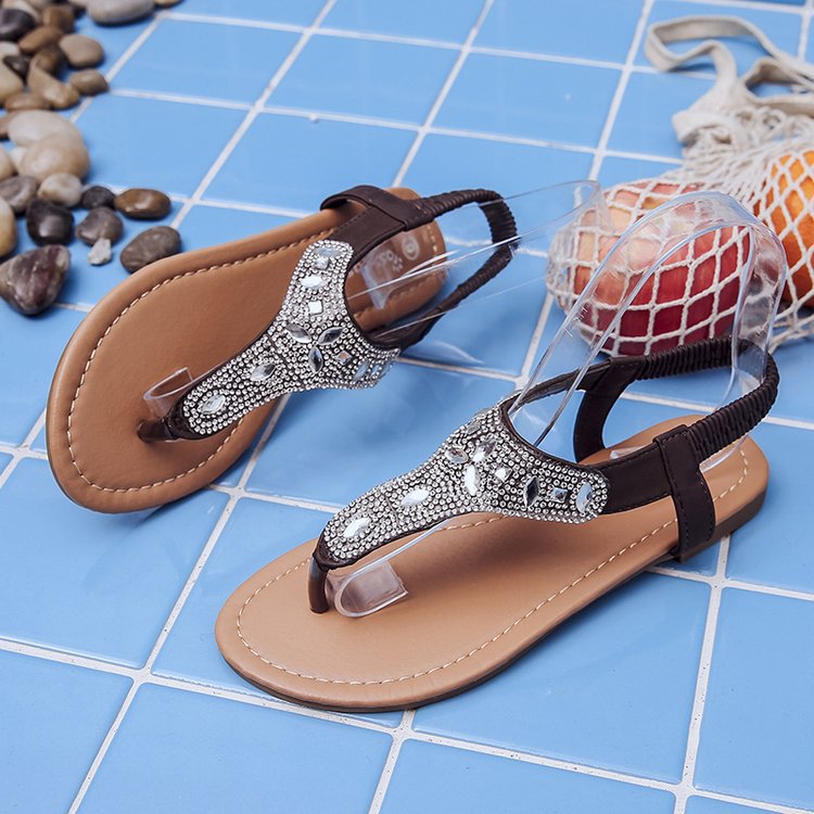 Sandales 2020 Women's Elastic Band Rhinestone Sequins Flip Flops Waterproof Platform Sandals summer women shoes rhinestone, Rosy red
Sandales 2020 Women's Elastic Band Rhinestone Sequins Flip Flops Waterproof Platform Sandals summer women shoes rhinestone, Rosy red