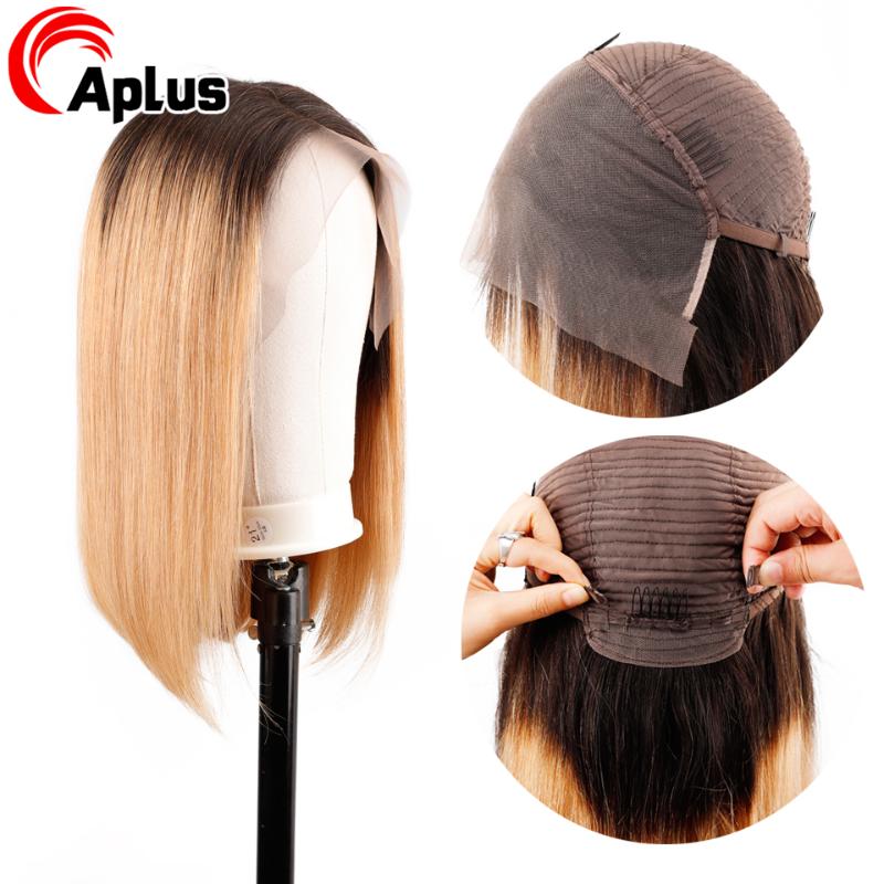 Ombred Short Bob Wig 13x4 Lace Front Wig 613 Honey Blonde 1B 27 30 Natural Human Hair Wigs colored 150 Density Brazilian Remy, As pic
Ombred Short Bob Wig 13x4 Lace Front Wig 613 Honey Blonde 1B 27 30 Natural Human Hair Wigs colored 150 Density Brazilian Remy, As pic