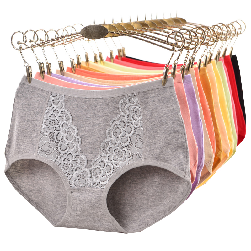 Women's Briefs Comfortable Cotton High Waist Underwear Lace Women Sexy Breathable Panties Female High-rise Intimates Calcinha, E black
Women's Briefs Comfortable Cotton High Waist Underwear Lace Women Sexy Breathable Panties Female High-rise Intimates Calcinha, E black