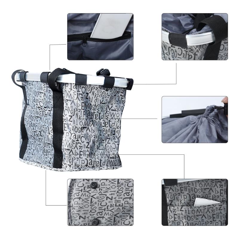 Pet Carrier Bag Bicycle Basket Pouch For Pet Dog Cat Bike Bags Aluminum Alloy Bicycle Front Bag Cat Dog Seat