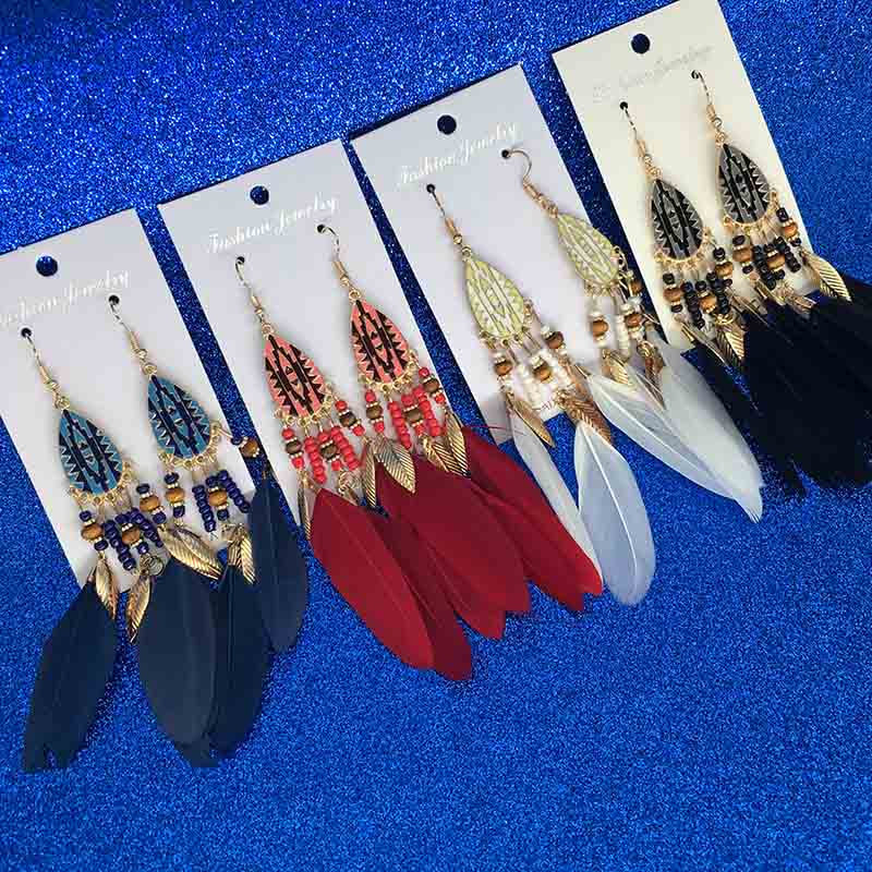 National Gold Leaf Feather Tassel Earrings Dangle Ear Cuffs Chandelier for Women Fashion Jewelry will and sandy
National Gold Leaf Feather Tassel Earrings Dangle Ear Cuffs Chandelier for Women Fashion Jewelry will and sandy