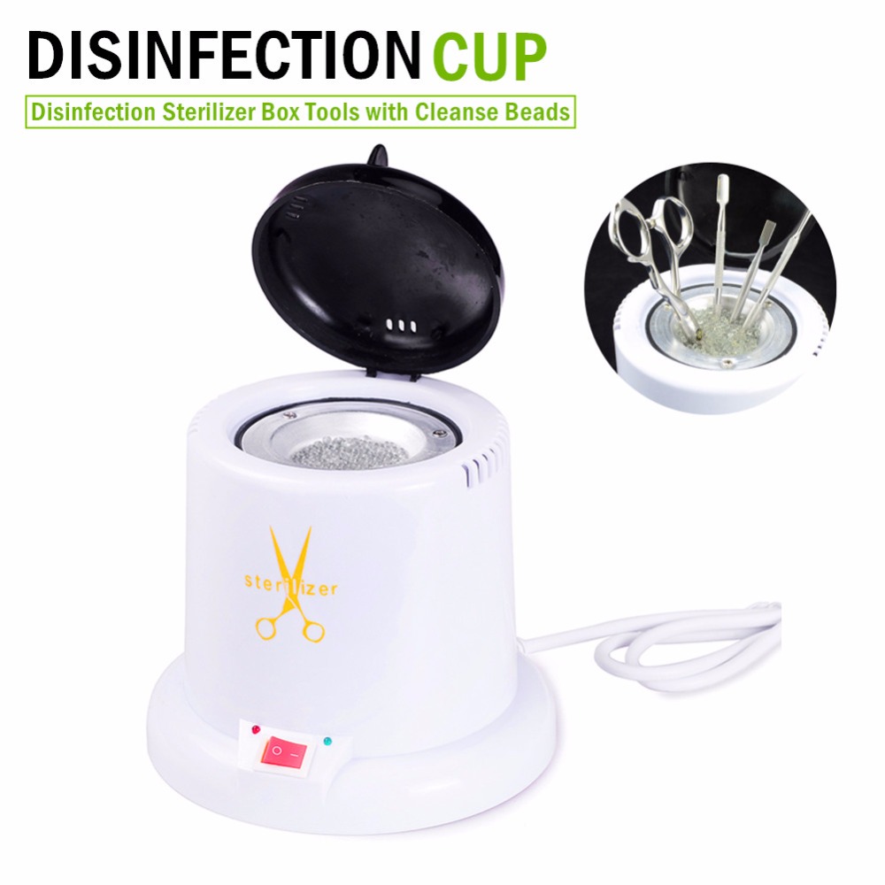 Sterilizer for Nails High Temperature Sterilizer Box Tools Disinfection Box Nail Sterilizer Tools Glass Balls Manicure Tools