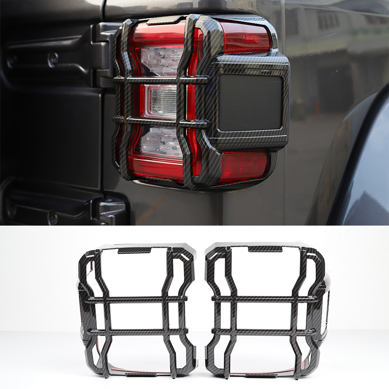 ABS Carbon Fiber Rear Tail Light Lamp Cover Protector Trim For Jeep Wrangler JL 2018+ LED light source
ABS Carbon Fiber Rear Tail Light Lamp Cover Protector Trim For Jeep Wrangler JL 2018+ LED light source