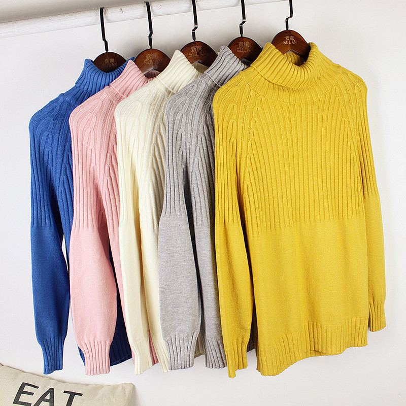 Fall 2019 Korean Style women Solid Color Turtleneck Sweater Lantern Sleeve Student Knitwear, Black
Fall 2019 Korean Style women Solid Color Turtleneck Sweater Lantern Sleeve Student Knitwear, Black