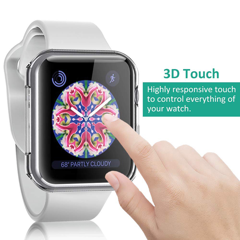 360 Full Body Transparent Clear Soft TPU Front Screen Protector Case For Apple Watch Series 3 2 1 38MM 42MM iWatch 45 44MM 40MM377