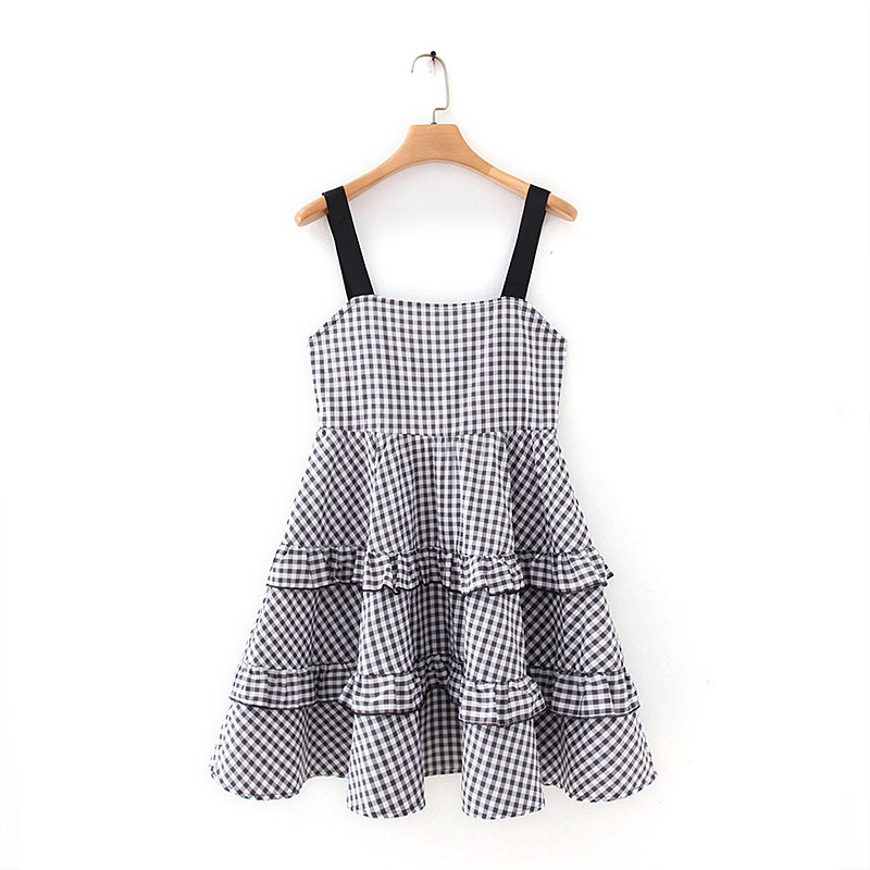 women pleat ruffles plaid mini dress Sexy backless sleeveless spaghetti straps female casual chic A line dresses vestidos DS3470, As pic ds3470xz
women pleat ruffles plaid mini dress Sexy backless sleeveless spaghetti straps female casual chic A line dresses vestidos DS3470, As pic ds3470xz