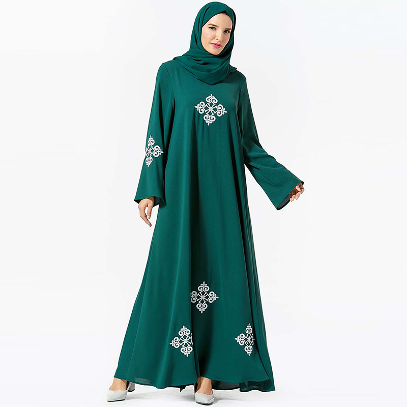 Vetement Femme Vestidos Abaya Kaftan Hijab Muslim Arabic Women Dress Islamic Clothing Caftan Turkey Dresses Robe Hiver Femme
