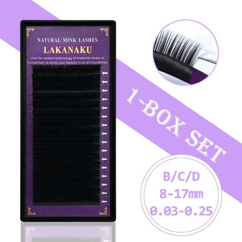LAKANAKU super soft all size CC Curl mink eyelashes extension individuals eyelashes extensions Faux Mink
LAKANAKU super soft all size CC Curl mink eyelashes extension individuals eyelashes extensions Faux Mink