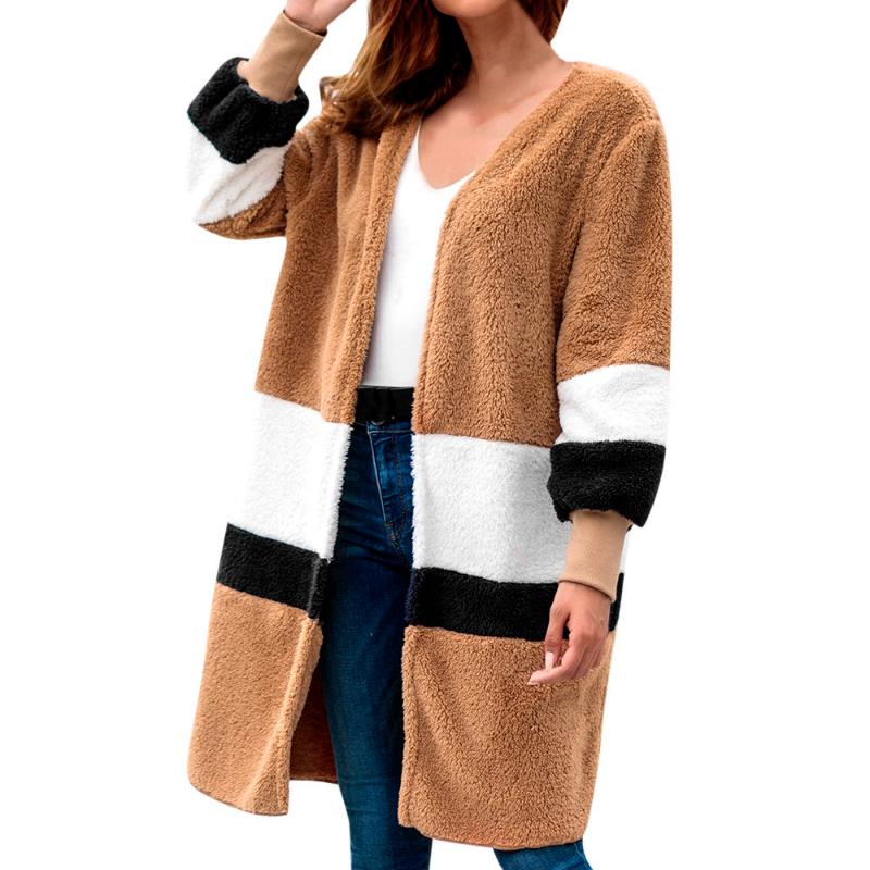 2019 Winter New Fashion Slim Women' Arctic Velvet Round Neck Long Sleeve Long Stitching Jacket Z731, Gray
2019 Winter New Fashion Slim Women' Arctic Velvet Round Neck Long Sleeve Long Stitching Jacket Z731, Gray