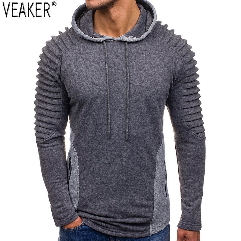 Nieuwe mannen High Street Lange Mouw Truien Sweatshirt Mannelijke Geplooide Hoodies Slim Fit Hip Hop Hoodie Sweatshirts tops, Black
Nieuwe mannen High Street Lange Mouw Truien Sweatshirt Mannelijke Geplooide Hoodies Slim Fit Hip Hop Hoodie Sweatshirts tops, Black