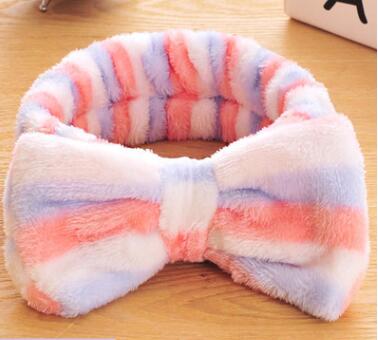 Spa Bath Shower Make Up Wash Face Cosmetic Headband Hair Band Velvet Headband hair band cosmetic headbands