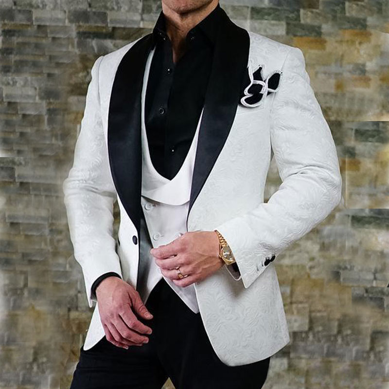 Hot Sale Mens Suits Slim Fit Jacquard Pattern Groomsmen Wedding Tuxedos For Men Shawl Lapel Three Pieces Formal Prom Suit, Brown
Hot Sale Mens Suits Slim Fit Jacquard Pattern Groomsmen Wedding Tuxedos For Men Shawl Lapel Three Pieces Formal Prom Suit, Brown