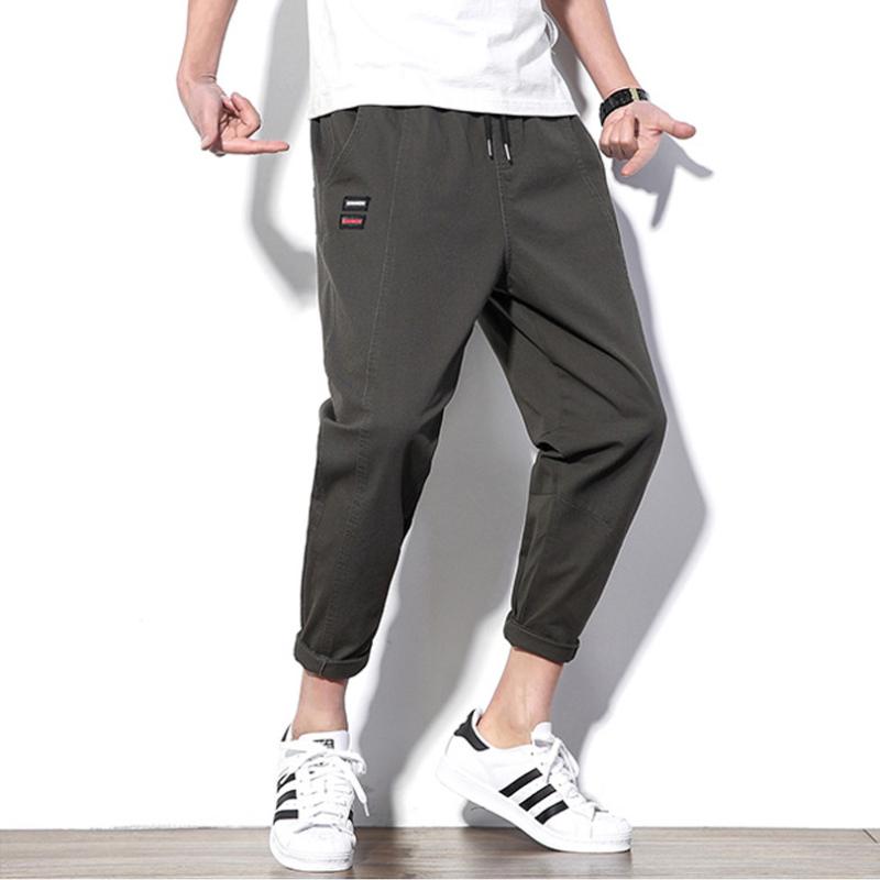Men's casual pants 98% cotton Slim fit men summer Ankle-Length Pants ArmyGreen Black streetwear Slim fit fashions men HK11
Men's casual pants 98% cotton Slim fit men summer Ankle-Length Pants ArmyGreen Black streetwear Slim fit fashions men HK11