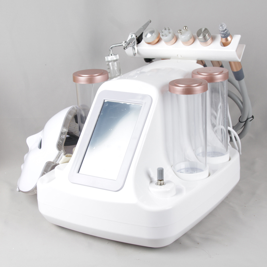 7 in1 Water facial Dermabrasion PDT Mask Oxygen Jet Cold Hammer BIO Face Lift Ultrasonic Machine Hydro Peeling Equipment