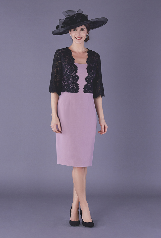 2020 Modest Formal Of The Bride Jewel Neck Lace Applique Satin Mother Dress Evening Gowns Two Pieces Ankle Length Customized 0508