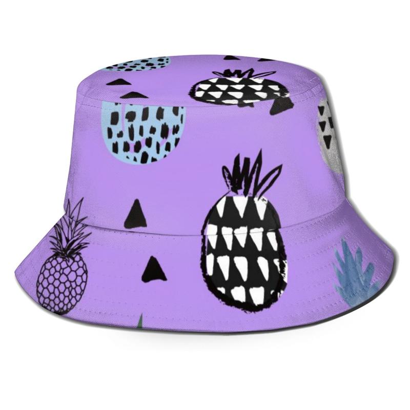 NOISYDESIGNS Fashion Bucket Hat Women Double-side Wearing Fisherman's Hats Pineapple Printing Caps Folding Pescador Hat Purple, Customized
NOISYDESIGNS Fashion Bucket Hat Women Double-side Wearing Fisherman's Hats Pineapple Printing Caps Folding Pescador Hat Purple, Customized