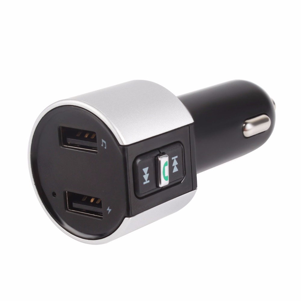 5V 3.4A Dual USB Wireless FM Transmitter Receiver Car Charger Bluetooth Handsfree Car kit Music Mp3 Player Mobile Phone Charger
5V 3.4A Dual USB Wireless FM Transmitter Receiver Car Charger Bluetooth Handsfree Car kit Music Mp3 Player Mobile Phone Charger