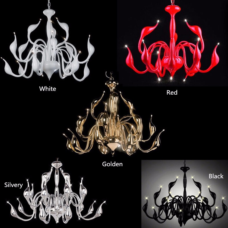 Modern Led Chandelier lamp Art Deco European Candle Ceiling Bedroom Living Dinning Room Decoration