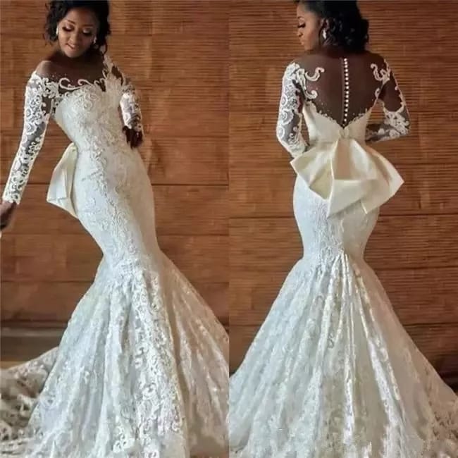 2020 New Black Girls Vintage Lace Long Sleeve Mermaid Wedding Dresses Bridal Gowns African Cheap Country Wedding Gowns For Muslim, Hunter
2020 New Black Girls Vintage Lace Long Sleeve Mermaid Wedding Dresses Bridal Gowns African Cheap Country Wedding Gowns For Muslim, Hunter