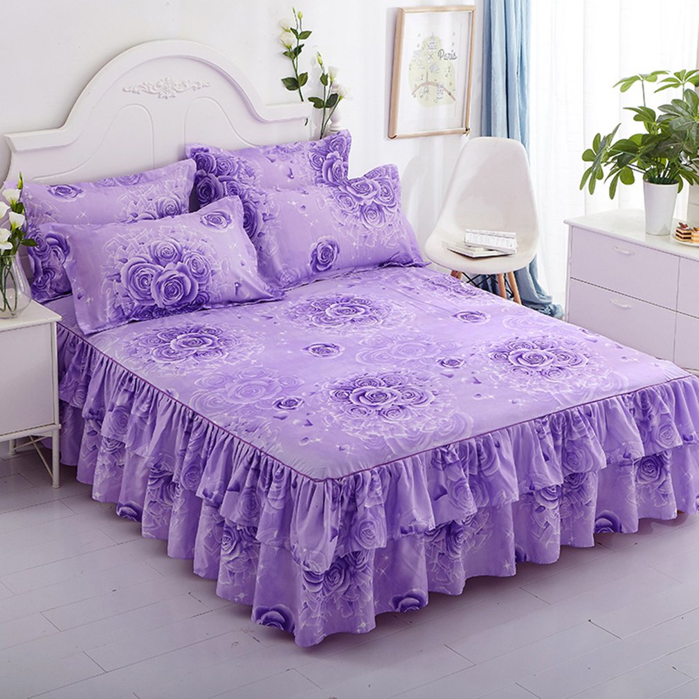 Household Korean Fashion Design Bilateral Bed Skirt + 2 Pair Of Pillowcase Bed Skirt 3Pcs Sets Bed Linings
Household Korean Fashion Design Bilateral Bed Skirt + 2 Pair Of Pillowcase Bed Skirt 3Pcs Sets Bed Linings