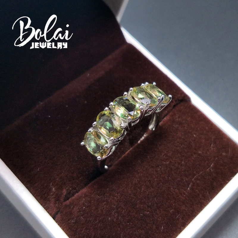 Bolaijewelry,Zultanite rings 925 sterling sliver created color change gemstone fine jewelry for women daily wear nice gift CJ191205
