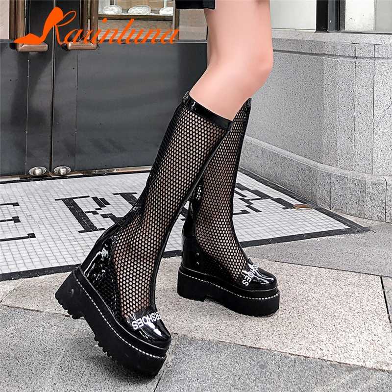 KARIN Large Size 33-42 Lady Platform Boots Round Toe Increasing Height Boots Women genuine Leather Summer Shoes Woman, Black
KARIN Large Size 33-42 Lady Platform Boots Round Toe Increasing Height Boots Women genuine Leather Summer Shoes Woman, Black