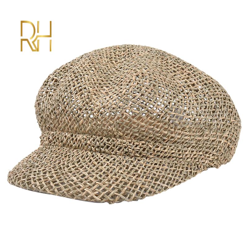 Wide Brim Hats Fashion Panama Straw Hat Berets Solid Color Lady Shade Sun Protection Summer For Women Octagonal Chapeau RH, As picture
Wide Brim Hats Fashion Panama Straw Hat Berets Solid Color Lady Shade Sun Protection Summer For Women Octagonal Chapeau RH, As picture
