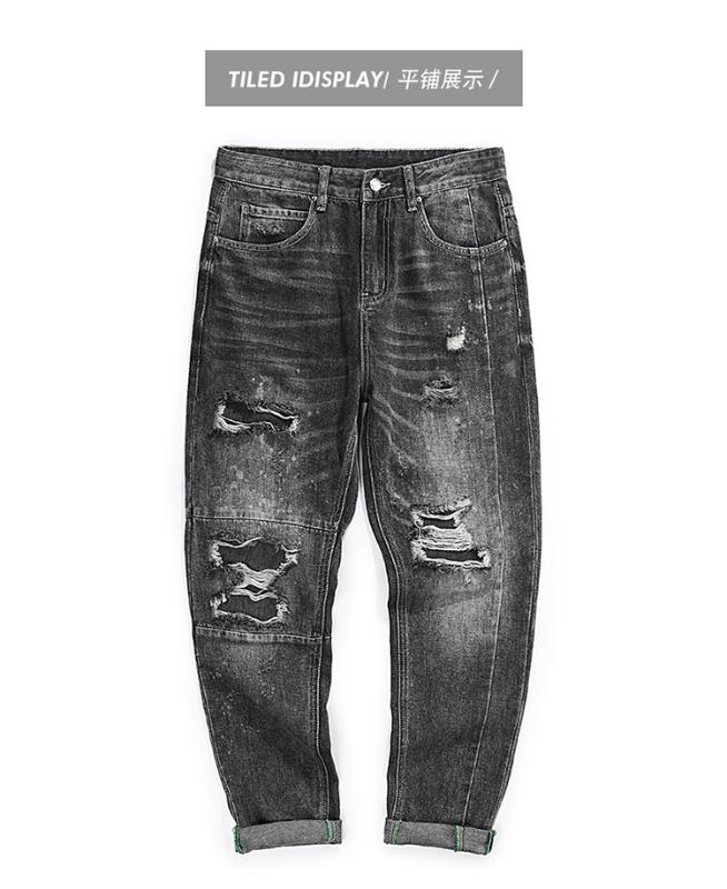 AH02183 Fashion Men's Jeans 2020 Runway Luxury European Design party style Men's Clothing, As pic
AH02183 Fashion Men's Jeans 2020 Runway Luxury European Design party style Men's Clothing, As pic