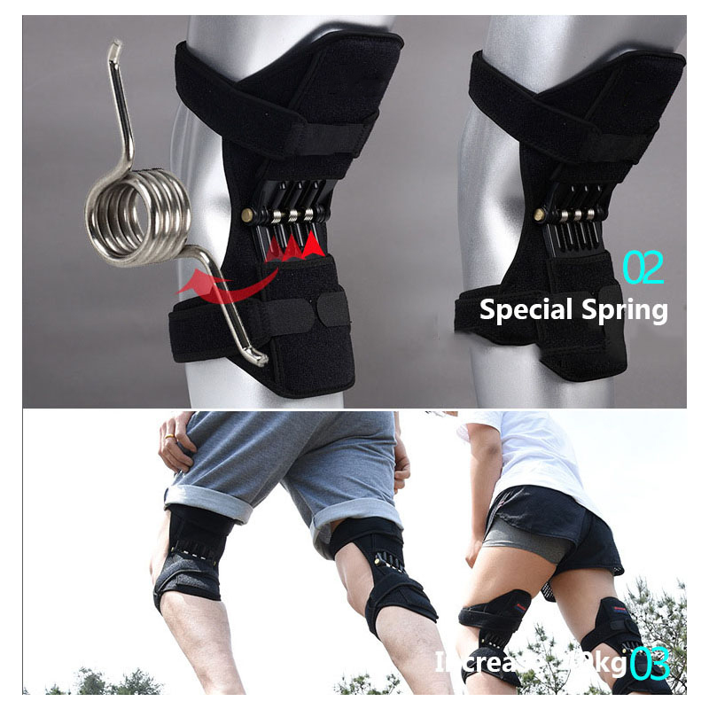 PowerLift Joint Support Knee Pads Powerful Rebound Spring Force Knee Support Professional Protective Sports Knee Pad For Work T191230