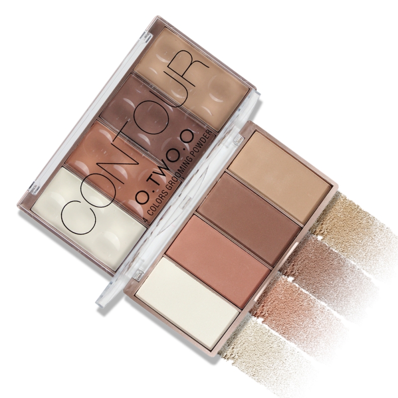 Contour Bronzer Face Shading Powder Palette Highlighter Makeup Face Contouring Grooming Pressed Powder For Free Shipping
