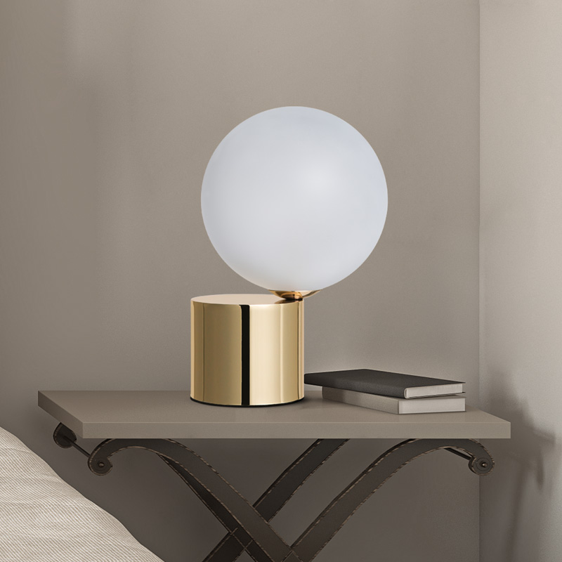 Post Modern LED Table Light G9 lamp creative White glass lampshade table lamp simple light office lamps personality decoration