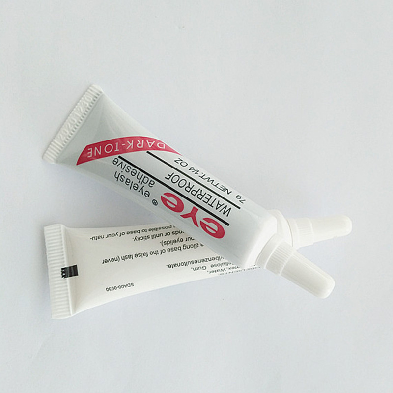 Dark & White Eye Lash Glue Makeup Adhesive Waterproof False Eyelashes Adhesives with packing Practical Eyelash