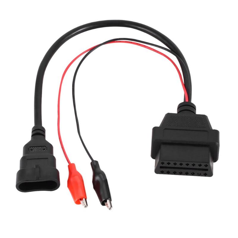 

3Pin to 16Pin OBD Diagnostic Tool 12V plastic Adapter Cable Plug Connector Car Extension Cable for for Alfa Lancia 12V