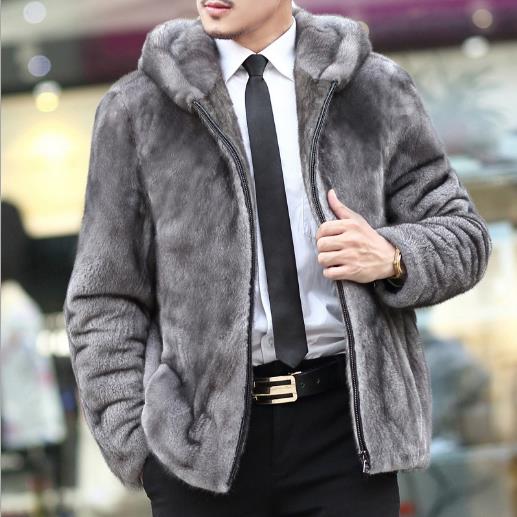 Clobee Men Coats 2020 Winter Men Faux Hooded Artificial Fur Coats Male Outerwear Thick Warm Plus Size Jacket M469, Dark grey
Clobee Men Coats 2020 Winter Men Faux Hooded Artificial Fur Coats Male Outerwear Thick Warm Plus Size Jacket M469, Dark grey