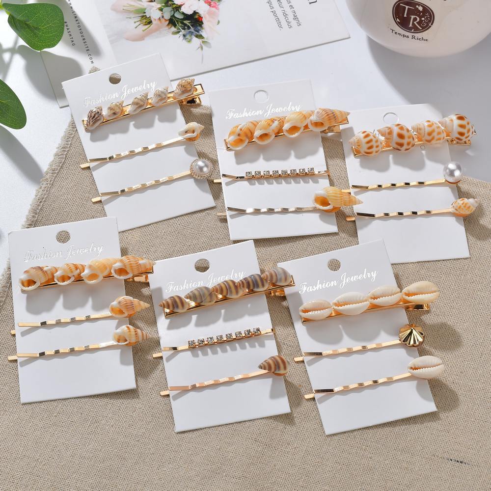 Accessories Ins Sandy Beach Wind Mix Concise Natural Conch Shell Pearl One Character Clip
Accessories Ins Sandy Beach Wind Mix Concise Natural Conch Shell Pearl One Character Clip