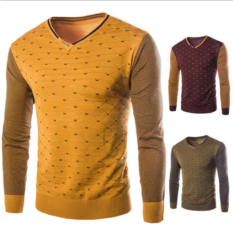 New Autumn Winter Wear Sweater Slim Fit Cotton Men Coat Striped Dot Long Sleeve Pullover V-neck Knitted Dropshopping, Army green
New Autumn Winter Wear Sweater Slim Fit Cotton Men Coat Striped Dot Long Sleeve Pullover V-neck Knitted Dropshopping, Army green