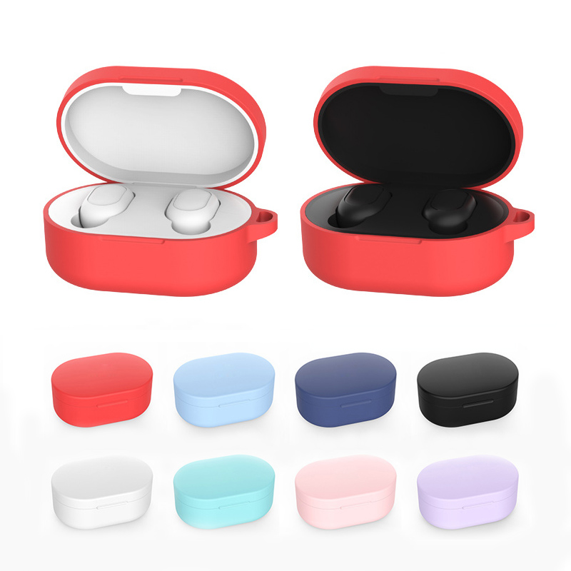 Silicone Case for Redmi AirDots Wireless Bluetooth Headset Protective Cover with Carabiner Hook Earphone Case free shipping
Silicone Case for Redmi AirDots Wireless Bluetooth Headset Protective Cover with Carabiner Hook Earphone Case free shipping