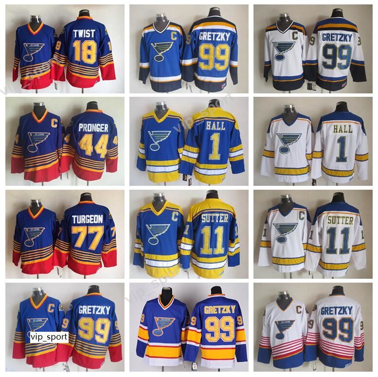 St. Louis Blues 44 Chris Pronger Jersey 7 Joe Mullen 1 Glenn Hall 77 Pierre Turgeon Jerseys Tony Twist Red White Blue, Black;red
St. Louis Blues 44 Chris Pronger Jersey 7 Joe Mullen 1 Glenn Hall 77 Pierre Turgeon Jerseys Tony Twist Red White Blue, Black;red