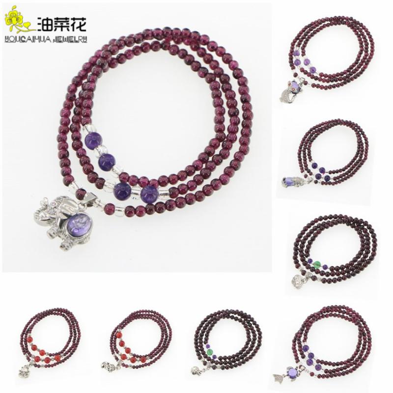 Beaded, Strands Natural Stone Garnet 3 Circle Bracelet Crystal Gems Pendant Woman Girl Accessories Christmas Wedding Gift Wholesale Price
Beaded, Strands Natural Stone Garnet 3 Circle Bracelet Crystal Gems Pendant Woman Girl Accessories Christmas Wedding Gift Wholesale Price