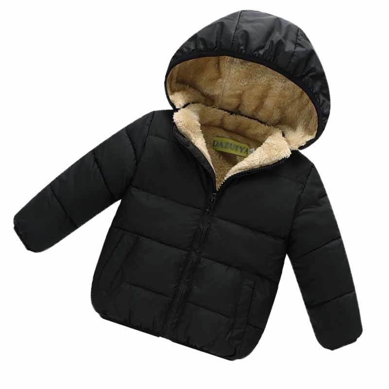 BibiCola Kids Toddler Boys Winter parkas Jackets For Children Outerwear Clothing cotton velvet Baby girl hoodies coat Clothes SH190910